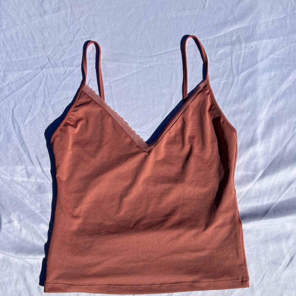Women's Burnt-peach Cami Top